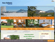 Tablet Screenshot of haus-ballwein.at